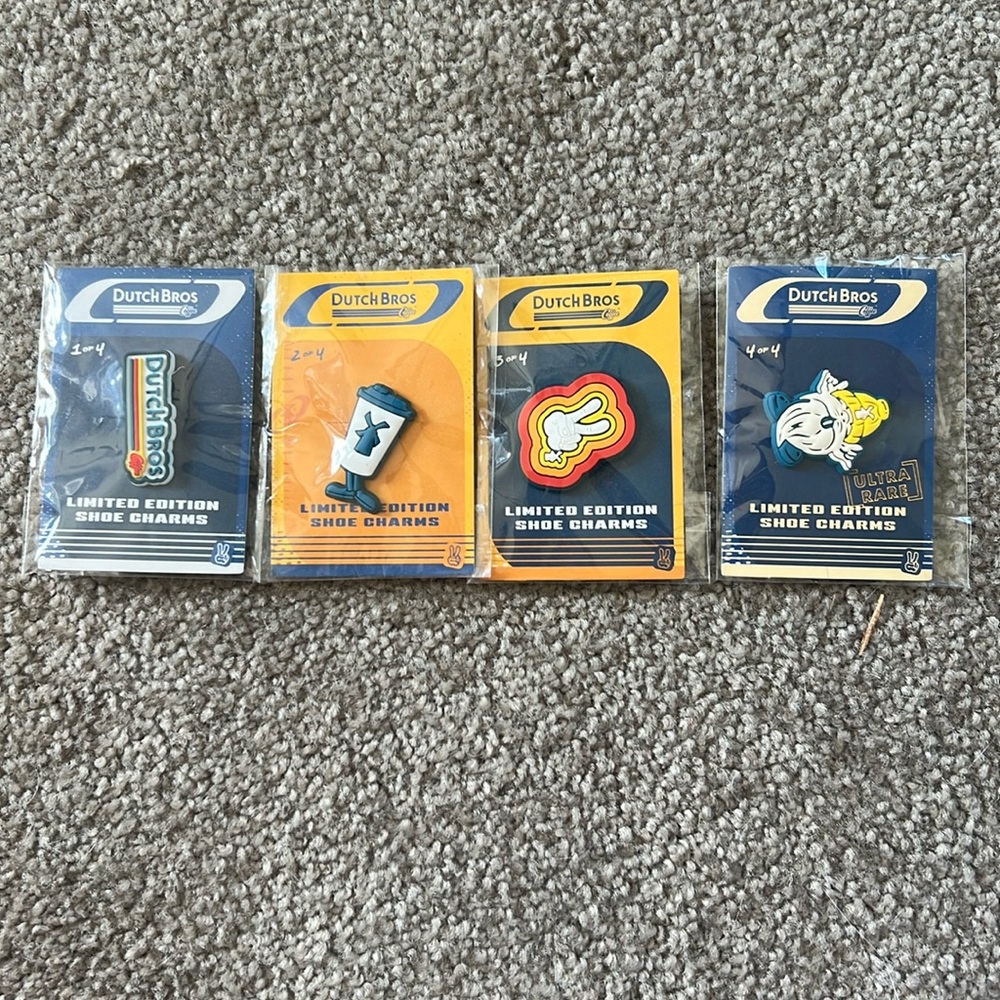 Full set Dutch Bros Limited Edition Shoe Charms